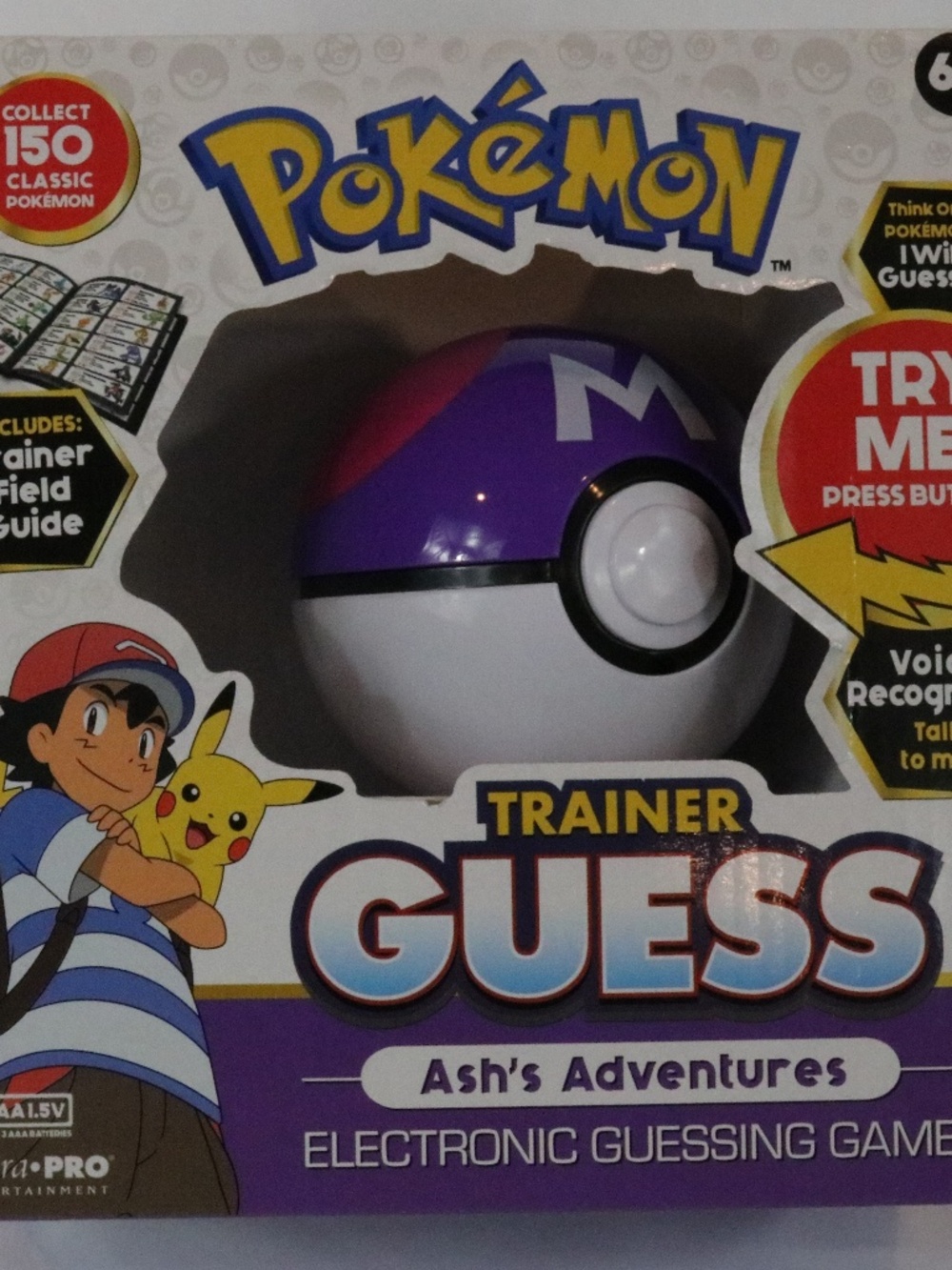 Ultra Pro Pokemon Trainer Guess Ash's Adventures Pokeball New, Sealed!